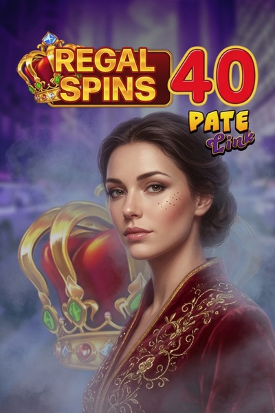 Cover van de gokkast Regal Spins 40 Pate Link uit de lobby van Cleobetra, met koninklijke symbolen